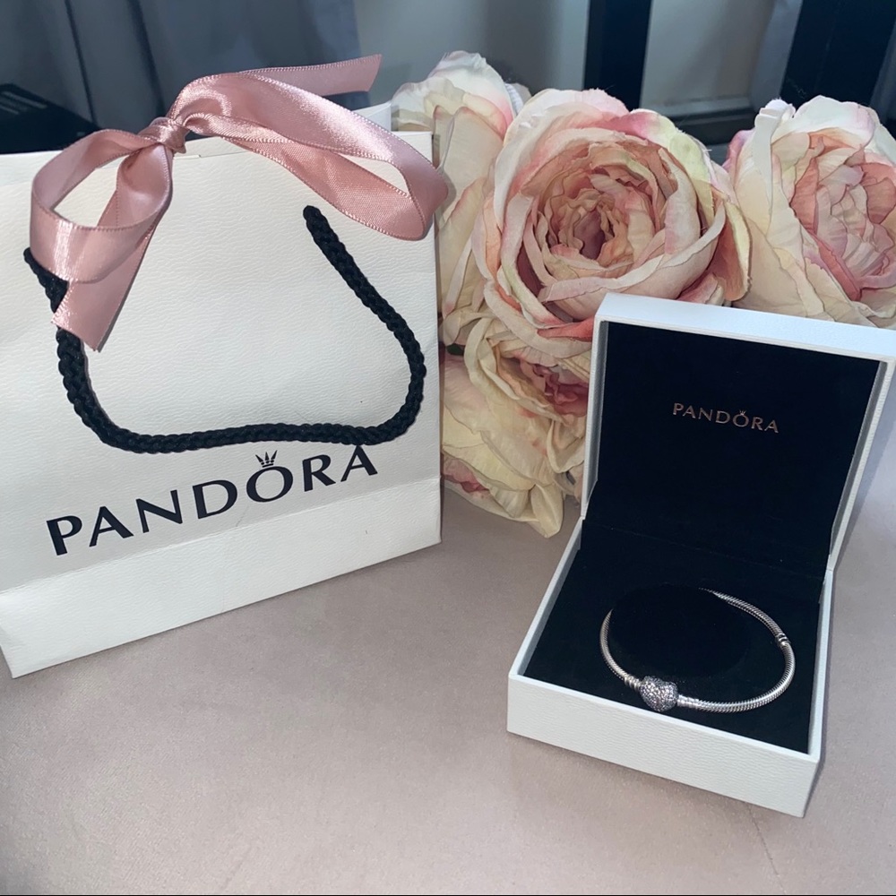Pandora Sparkling Heart Bracelet